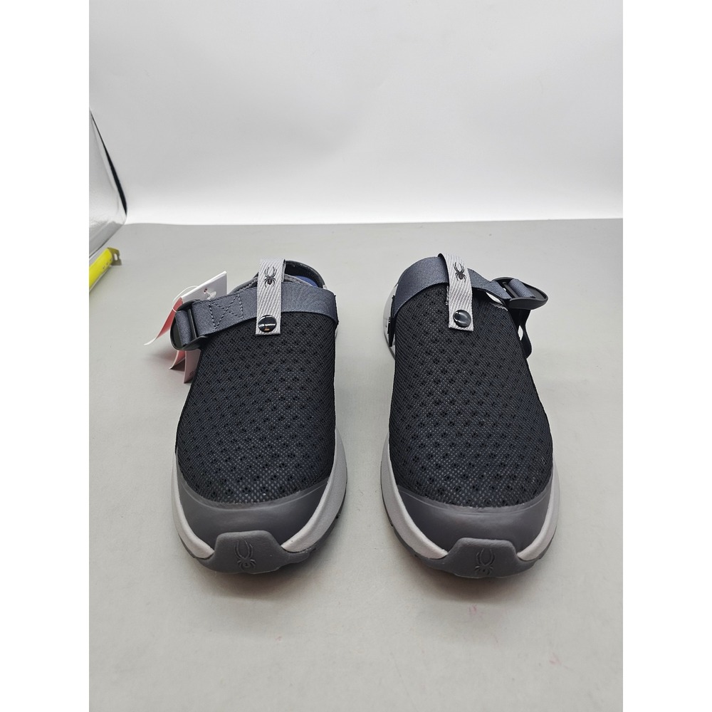 Spyder Mens Rebound Technology Mules Black Grey Athletic Slip On Shoes Size 10